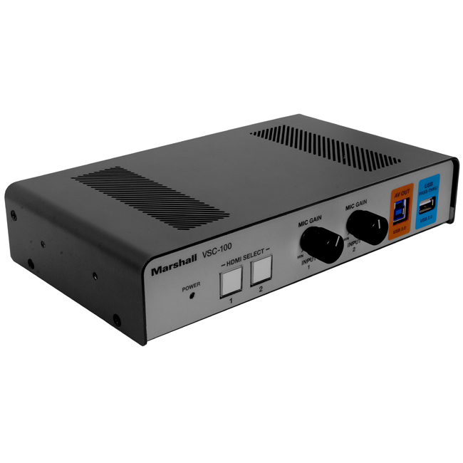 Marshall VSC-100 AV Consolidator Bridge with Dual-HDMI Input