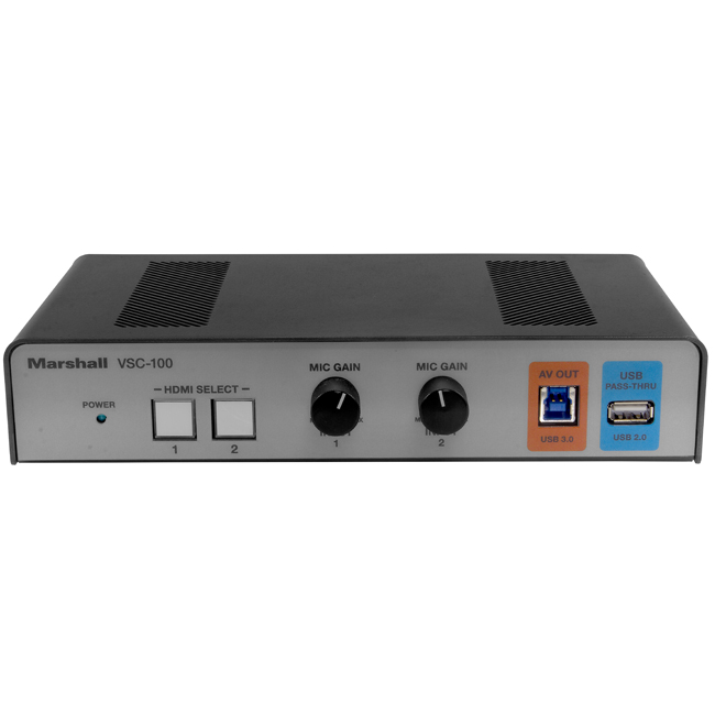 Marshall VSC-100 AV Consolidator Bridge with Dual-HDMI Input