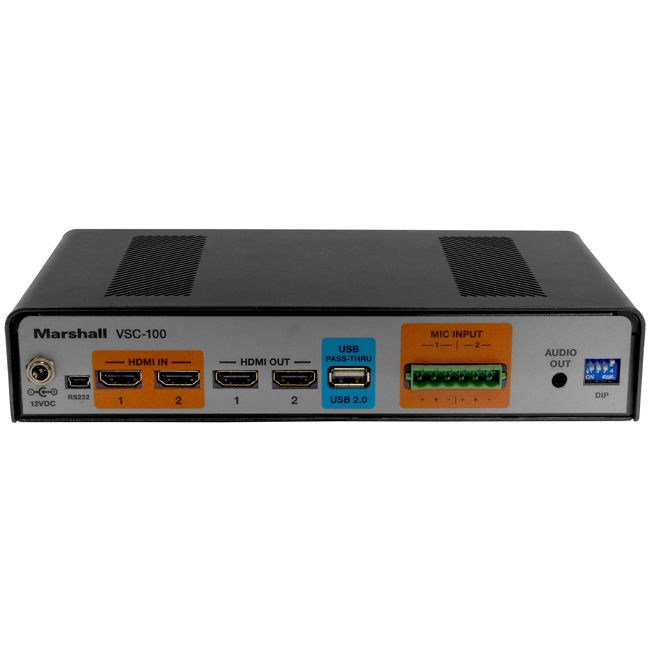 Marshall VSC-100 AV Consolidator Bridge with Dual-HDMI Input
