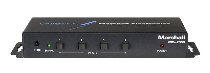 Marshall VSW-2000 4-Input 3G-SDI Switcher with 3G-SDI Progra