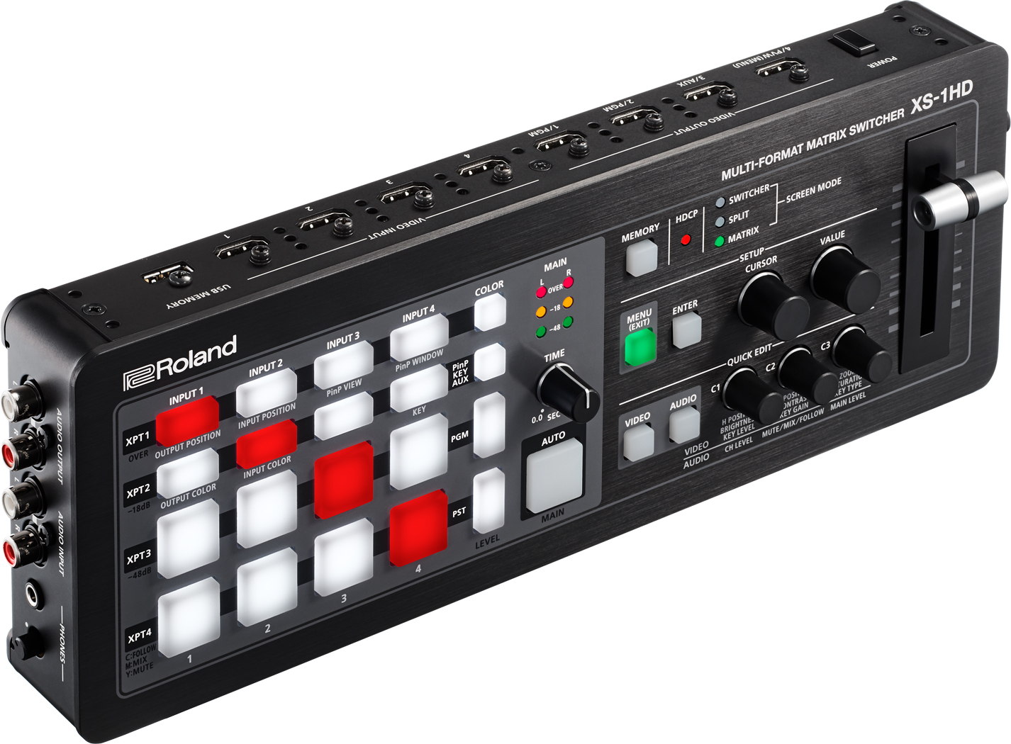 Roland XS-1HD: 4x4 HDMI-matriisikytkin mikseri