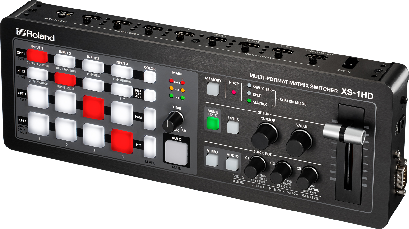 Roland XS-1HD: 4x4 HDMI-matriisikytkin mikseri