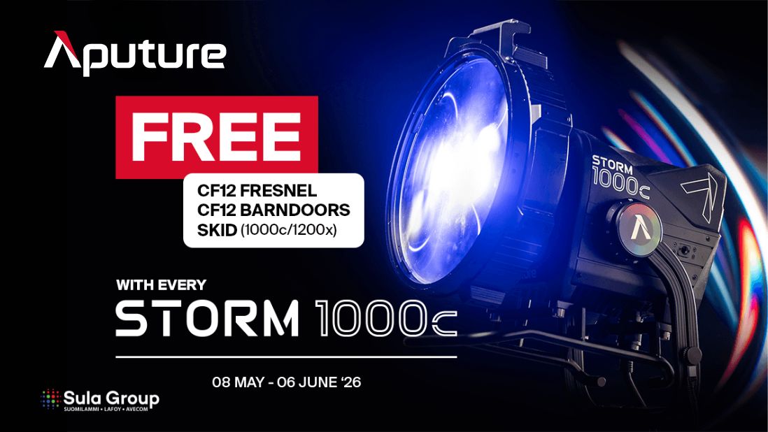 Aputure STORM 1000c kampanja