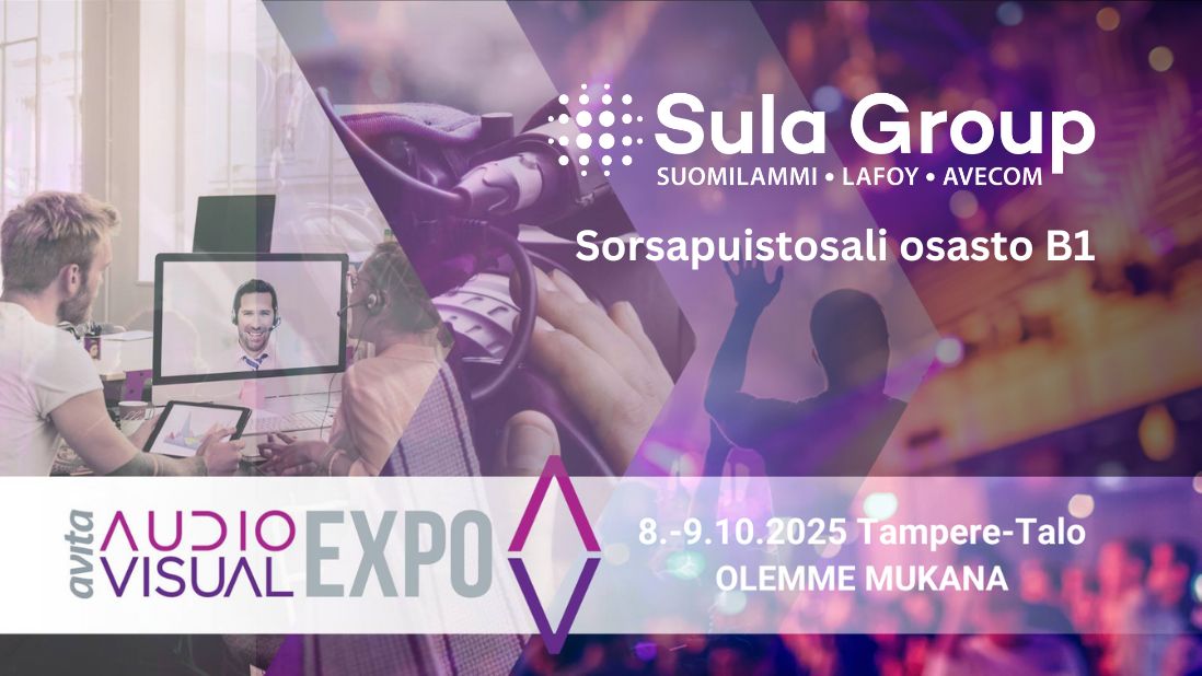 Sula Group mukana Audiovisual Expo 2025 -messuilla