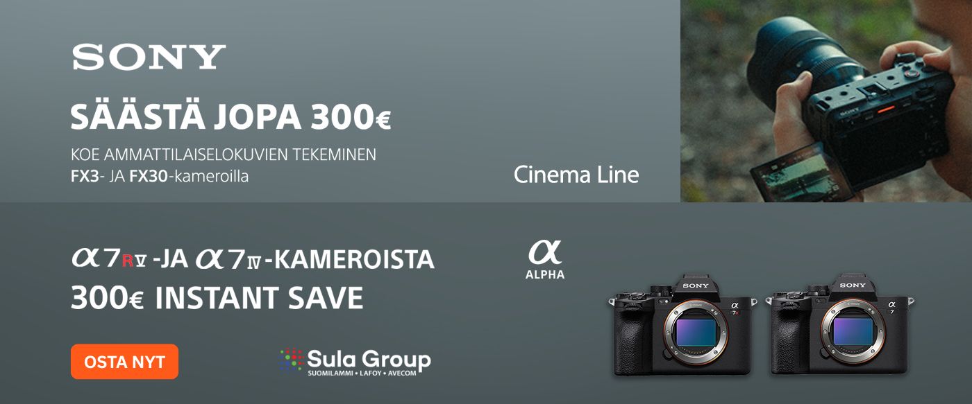 Sonyn tarjoukset loppuvuoteen