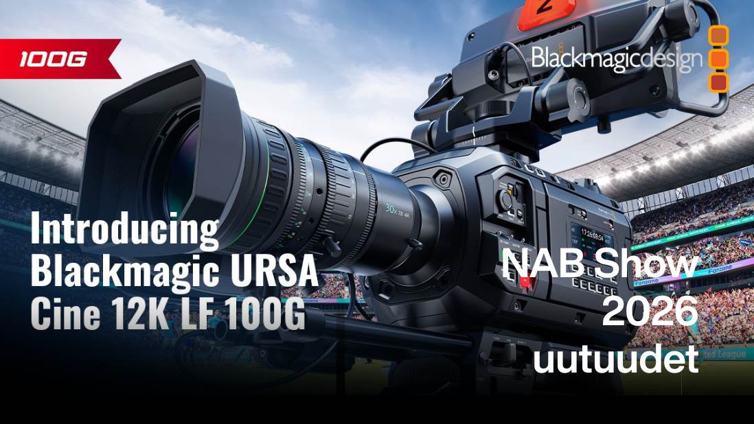 Blackmagic Design NAB 2026 uutuudet