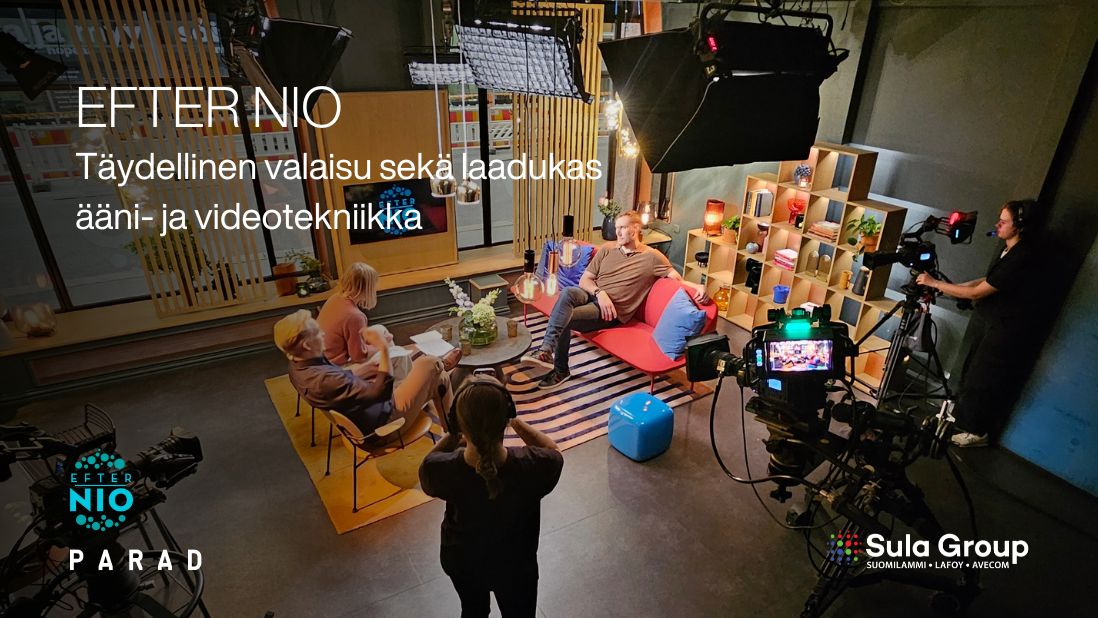Uusi Efter Nio -studio – Sula Group mukana toteutuksessa