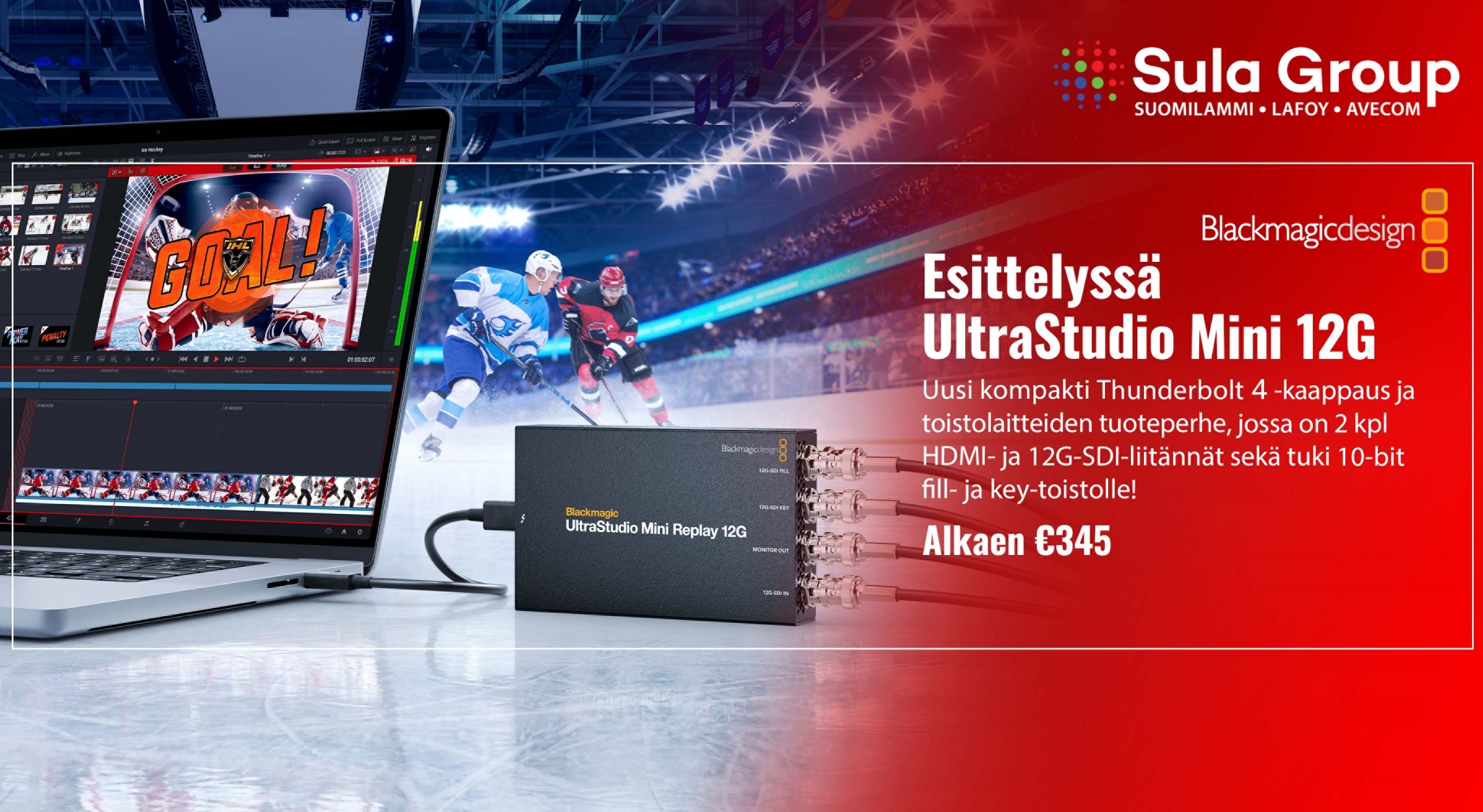Blackmagic UltraStudio Mini 12G -tuoteperhe
