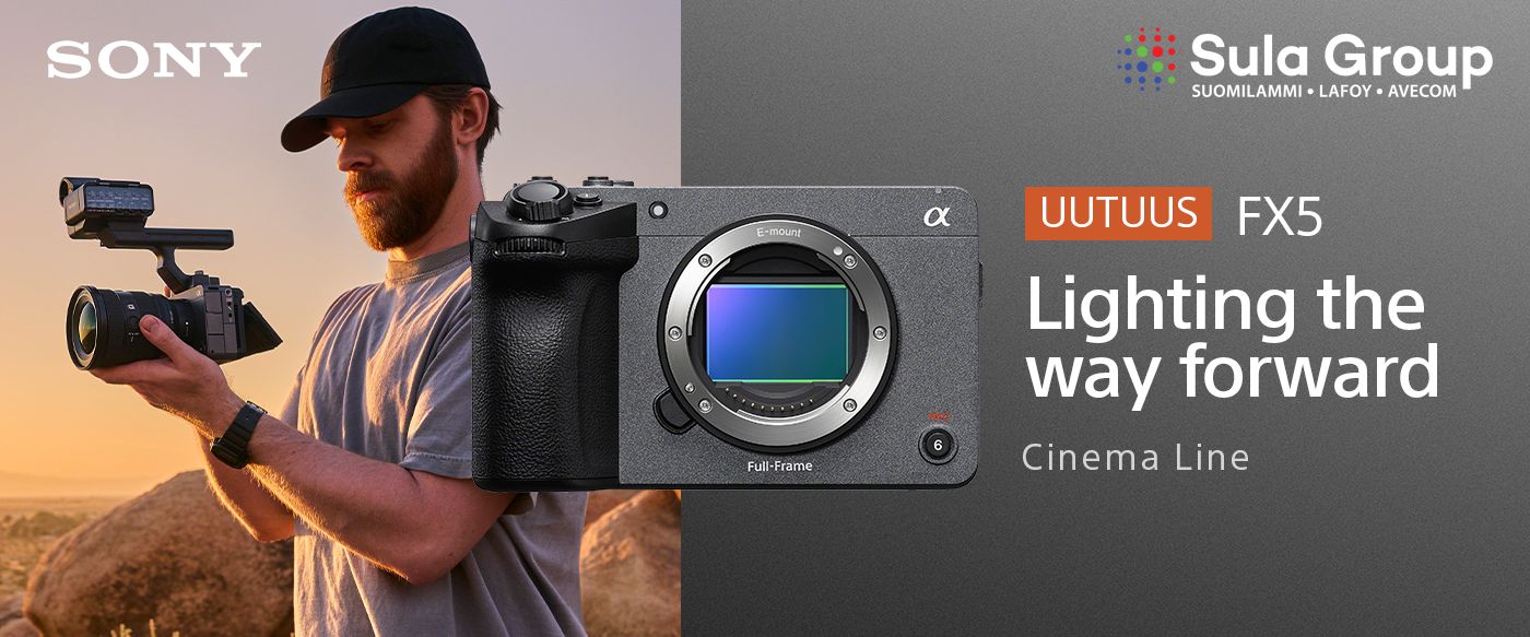 Sony FX5 uuden sukupolven cinema line täyskuvakamera