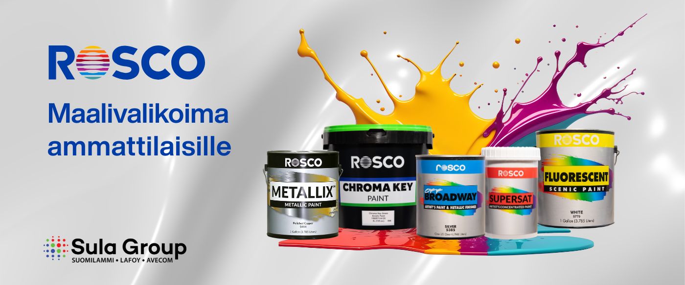Rosco maalit ammattilaisille